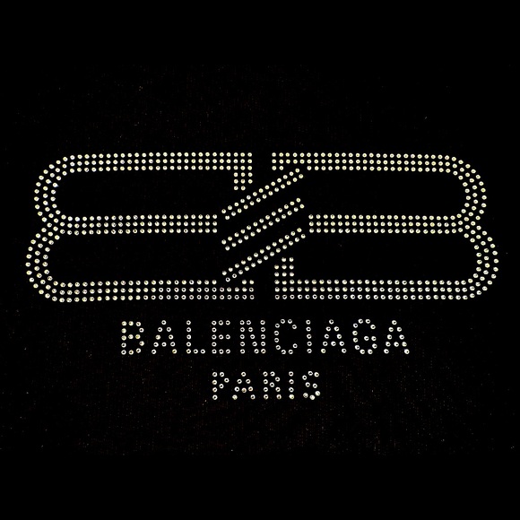 NEW🔥BALENCIAGA Gender Inclusive Beaded Back BB Logo Oversized Hoodie🔥 - Picture 2 of 10